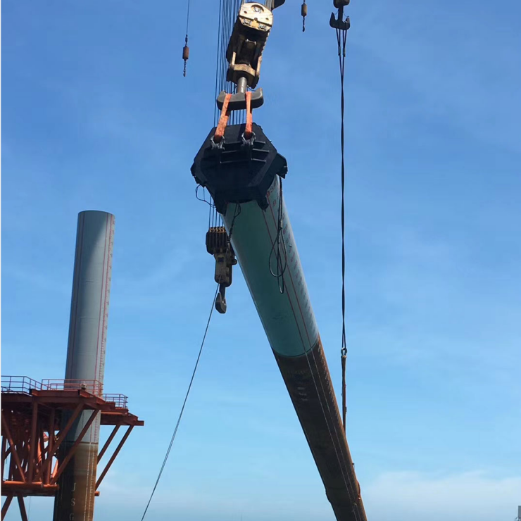 FZQ Hydraulic Pile Upending & Lifting Device: