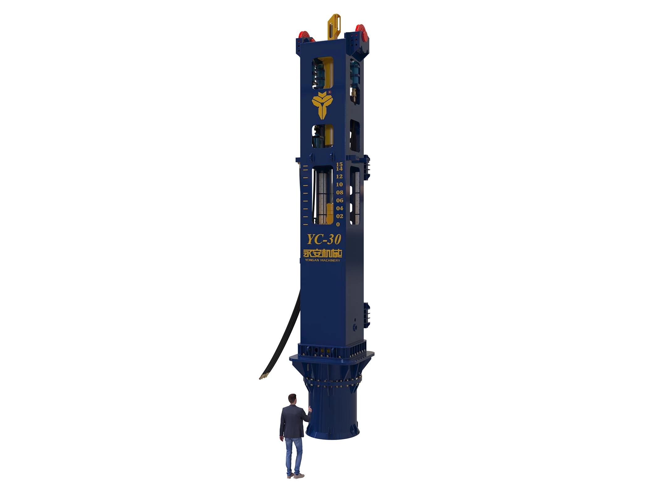 YC-30 Hydraulic Impact Pile Driving Hammer