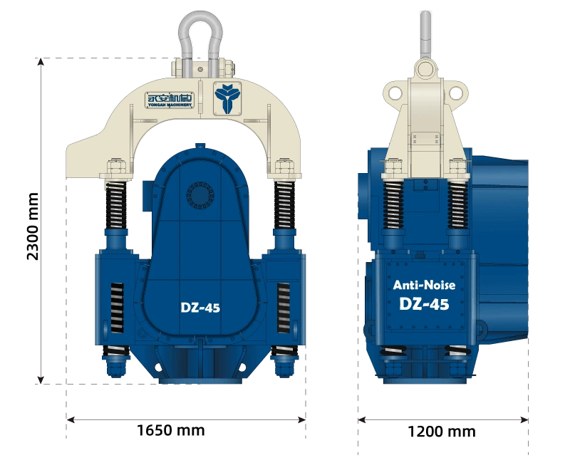 DZ-45 Electric Vibro Pile Driving Hammer