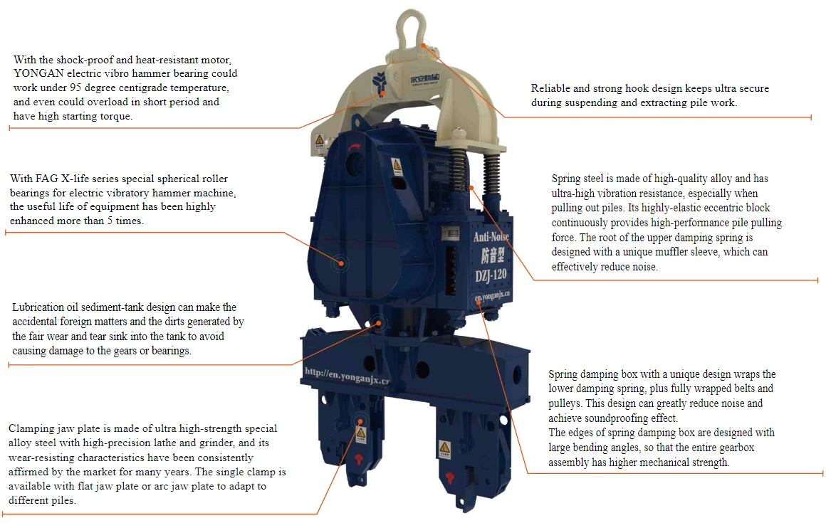 DZJ-120 Electric Vibro Pile Driving Hammer