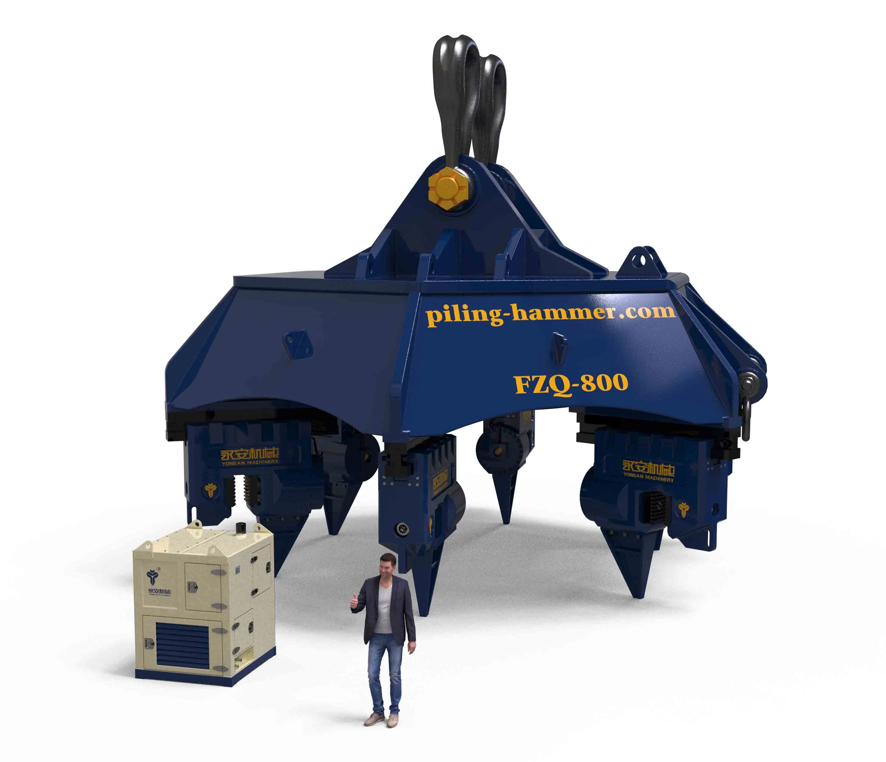 FZQ-800 Hydraulic Pile Upending & Lifting Device