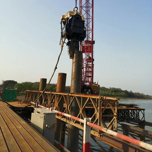 DZJ-90B High Frequency Electric Vibro Pile Driving Hammer