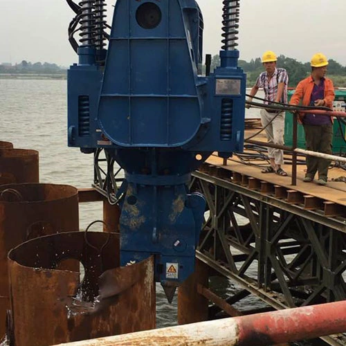 DZJ-90B High Frequency Electric Vibro Pile Driving Hammer