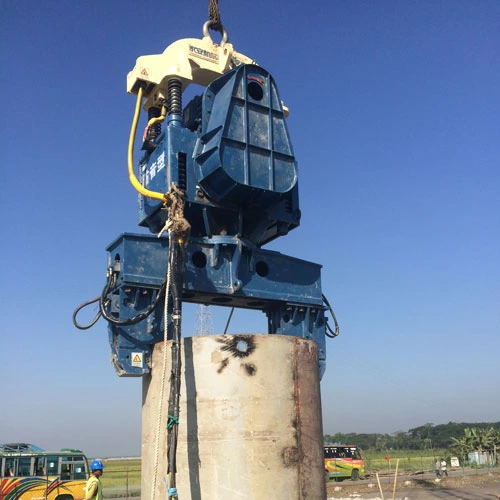 DZJ-90B High Frequency Electric Vibro Pile Driving Hammer