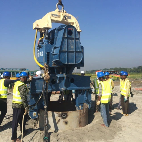 DZJ-90B High Frequency Electric Vibro Pile Driving Hammer