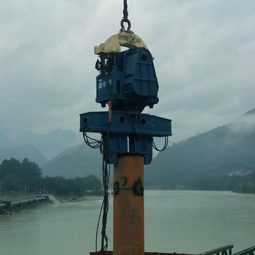 DZJ-90B High Frequency Electric Vibro Pile Driving Hammer