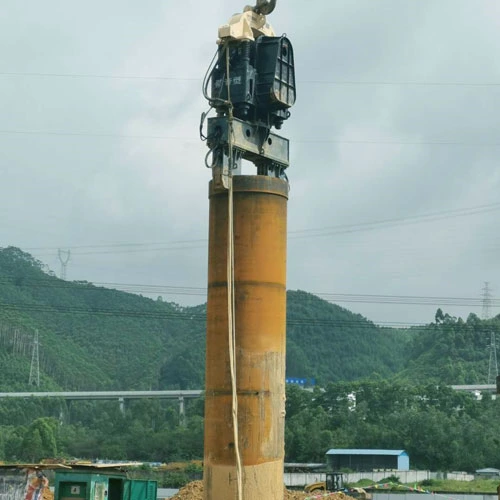 DZJ-90B High Frequency Electric Vibro Pile Driving Hammer