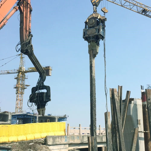 DZJ-90B High Frequency Electric Vibro Pile Driving Hammer