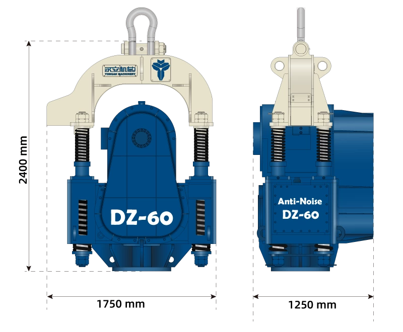 DZ-60 Electric Vibro Pile Driving Hammer