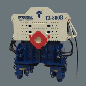 Preliminary Preparations For Hydraulic Vibratory Pile Driving Hammer
