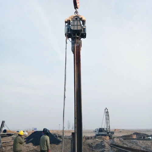 DZJ-90B High Frequency Electric Vibro Pile Driving Hammer