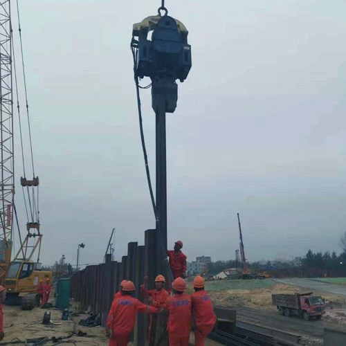 DZJ-90B High Frequency Electric Vibro Pile Driving Hammer