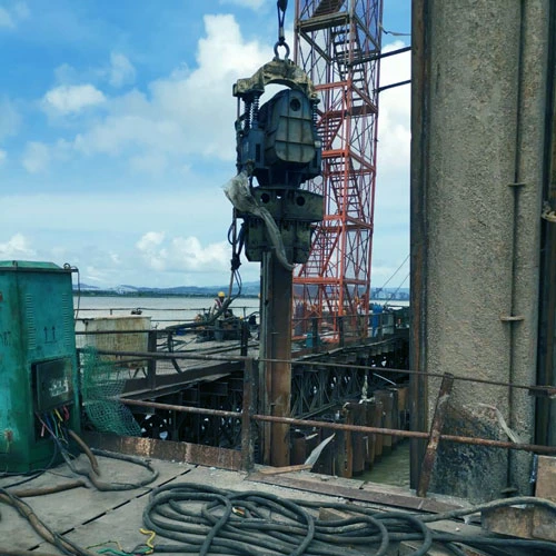 DZJ-90B High Frequency Electric Vibro Pile Driving Hammer