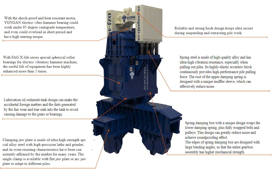 DZJ-400 Electric Vibro Pile Driving Hammer