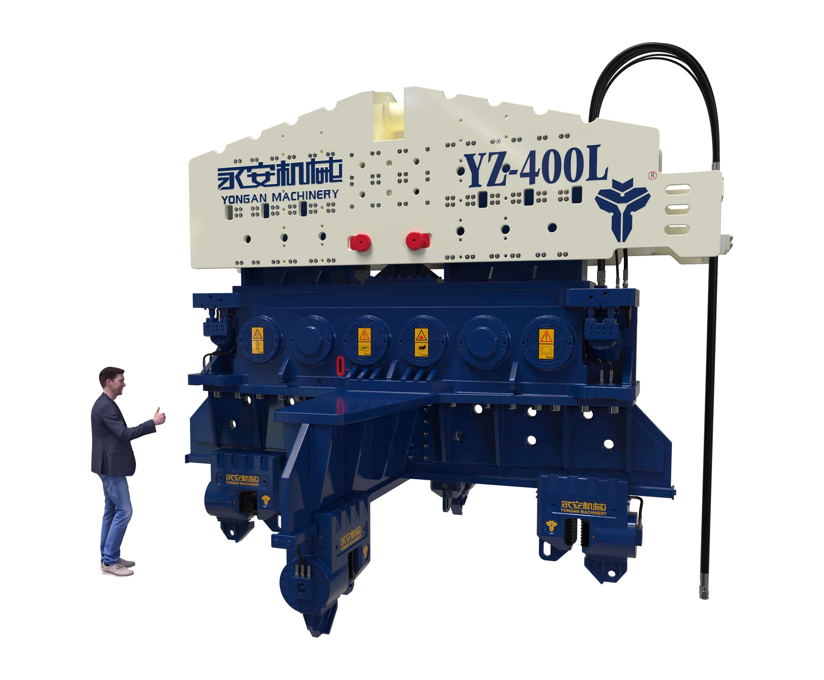 YZ-400L Hydraulic Vibratory Piling Hammer